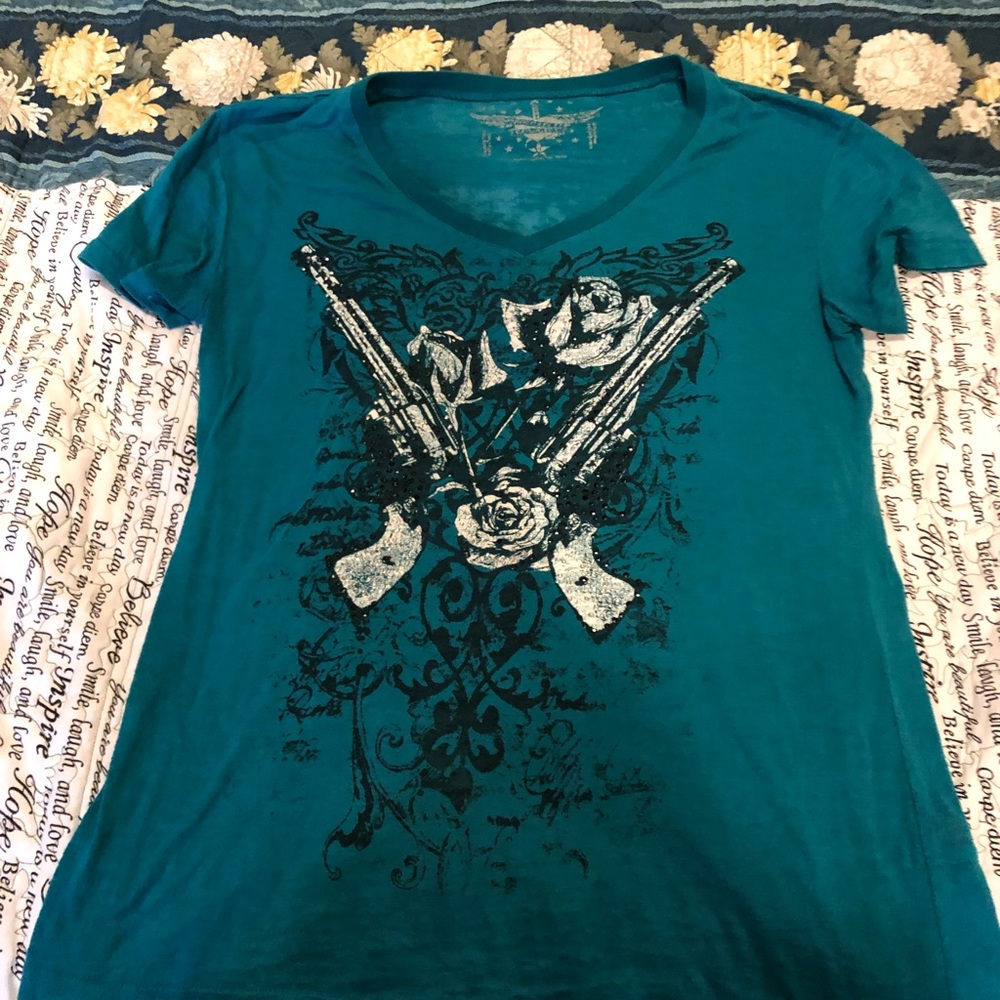 Rock & Roll Cowgirl Fitted Tee